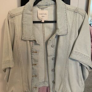 Habitual Blue Jean Jacket with Relaxed Fit